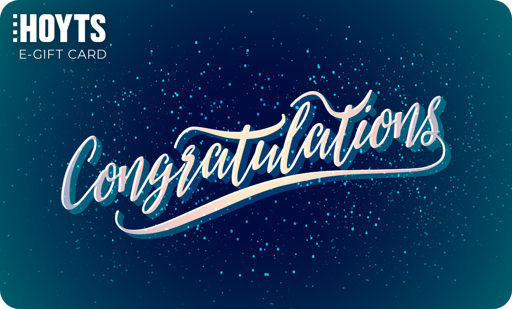 Congratulations EGift Card HOYTS B2B Australia